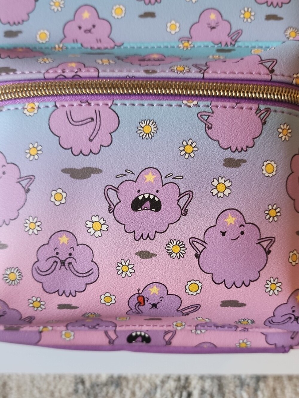 Loungefly Adventure Time Lumpy Space Princess Mini Backpack - New With Tags. - Picture 8 of 12